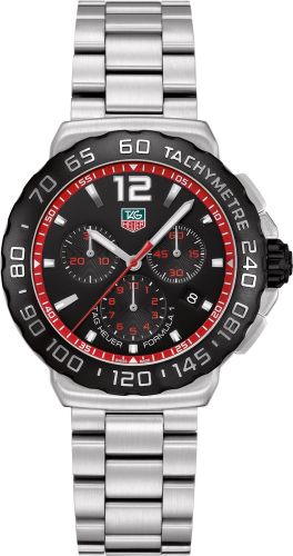 TAG Heuer Formula 1 Quartz Chronograph 42 Stainless Steel / Black / Bracelet